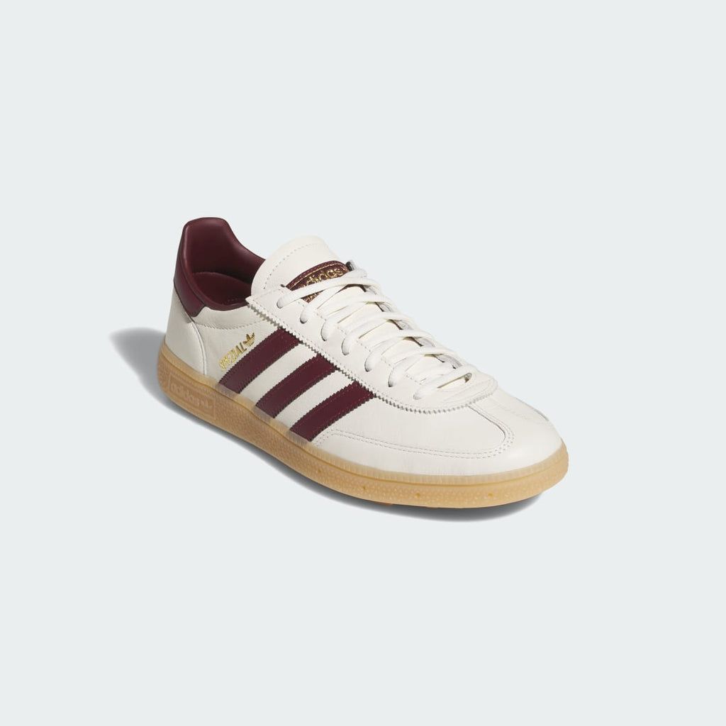 Adidas Men's SPEZIAL SPIKELESS GOLF SHOES - Off White / Maroon / Gum - Image 4