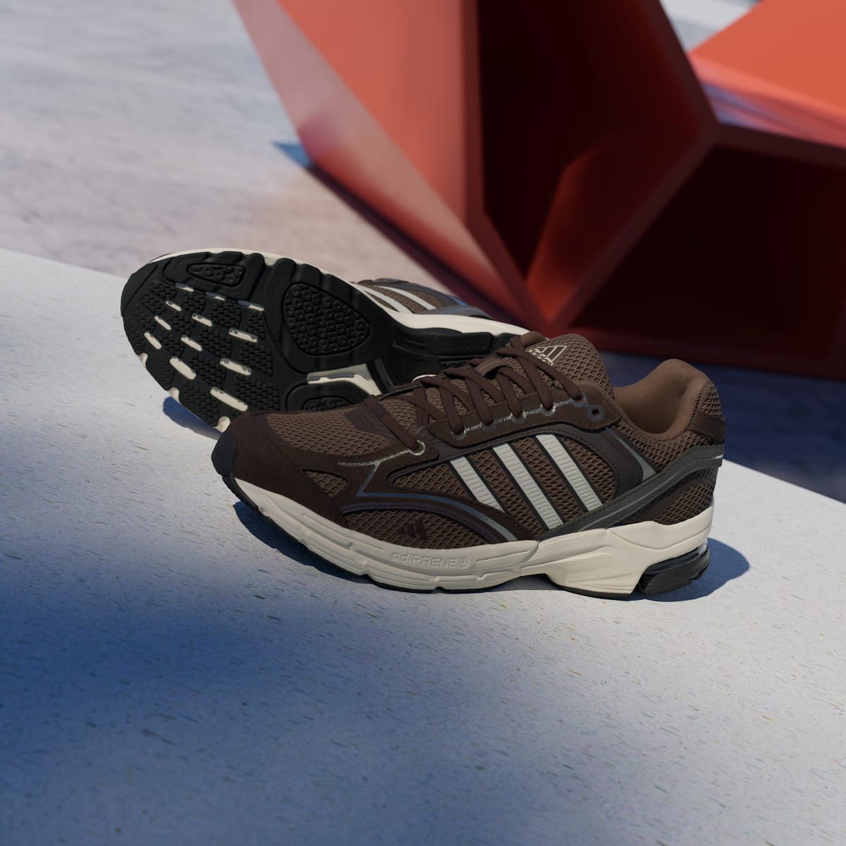 Adidas Women's SPIRITAIN 2000 SHOES - Earth Strata / Alumina / Dark Brown - Image 4