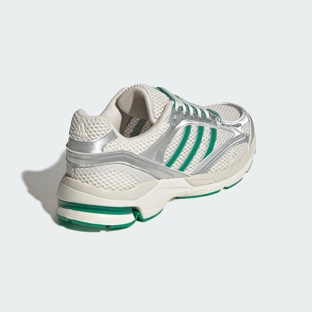 Adidas Women's SPIRITAIN 2000 SHOES - Chalk White / Silver Metallic / Court Green - Image 5