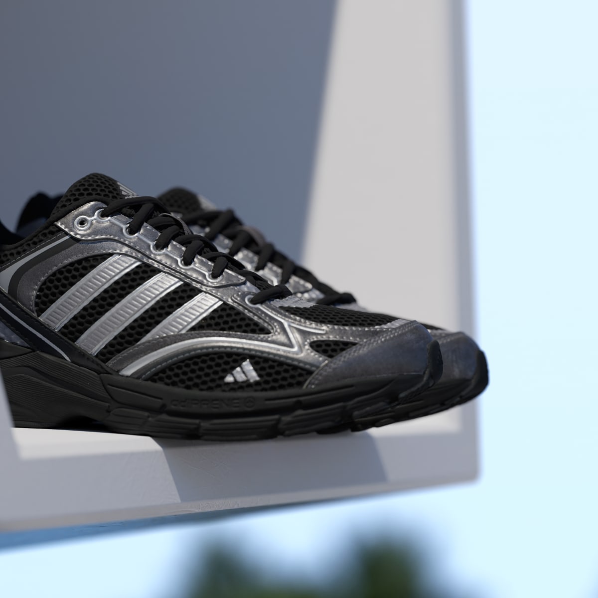 Adidas Women's SPIRITAIN 2000 Shoes - Core Black / Iron Metallic / Matte Silver - Image 10