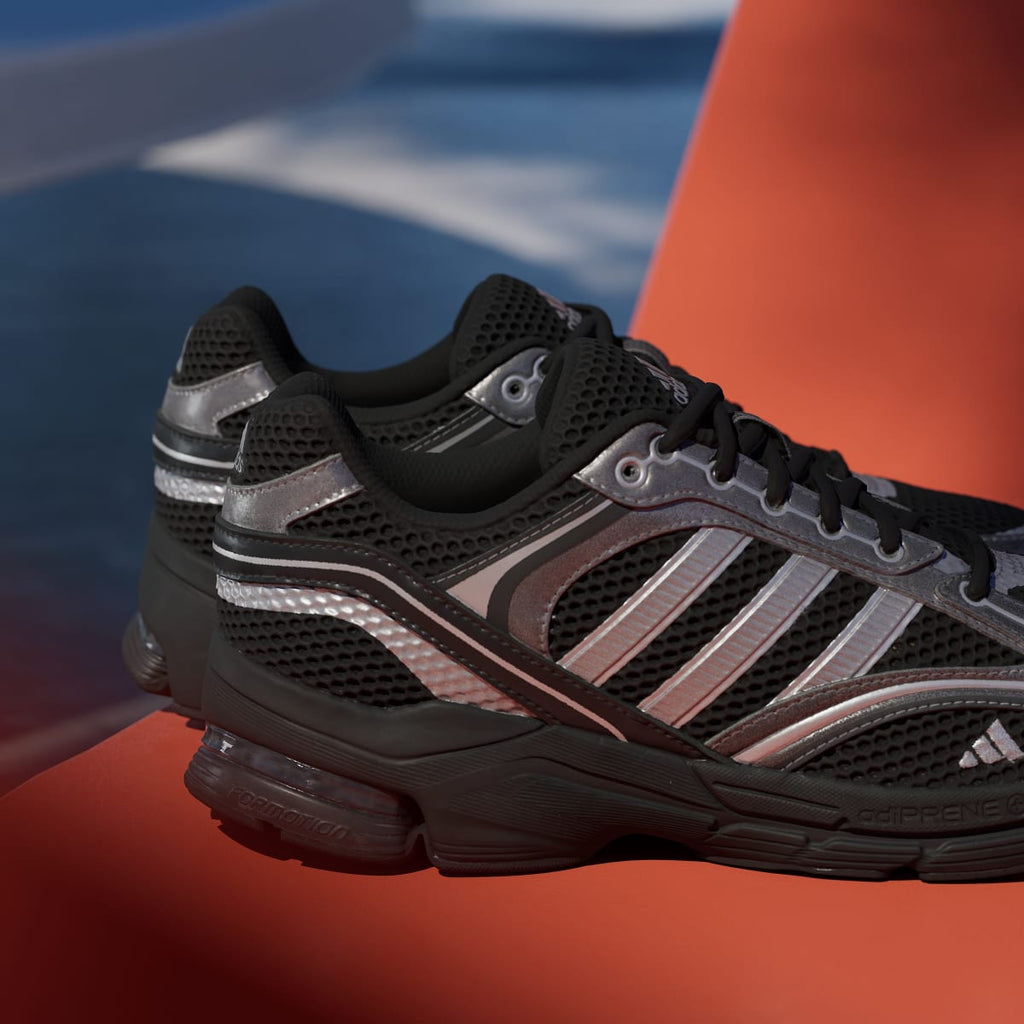 Adidas Women's SPIRITAIN 2000 Shoes - Core Black / Iron Metallic / Matte Silver - Image 9
