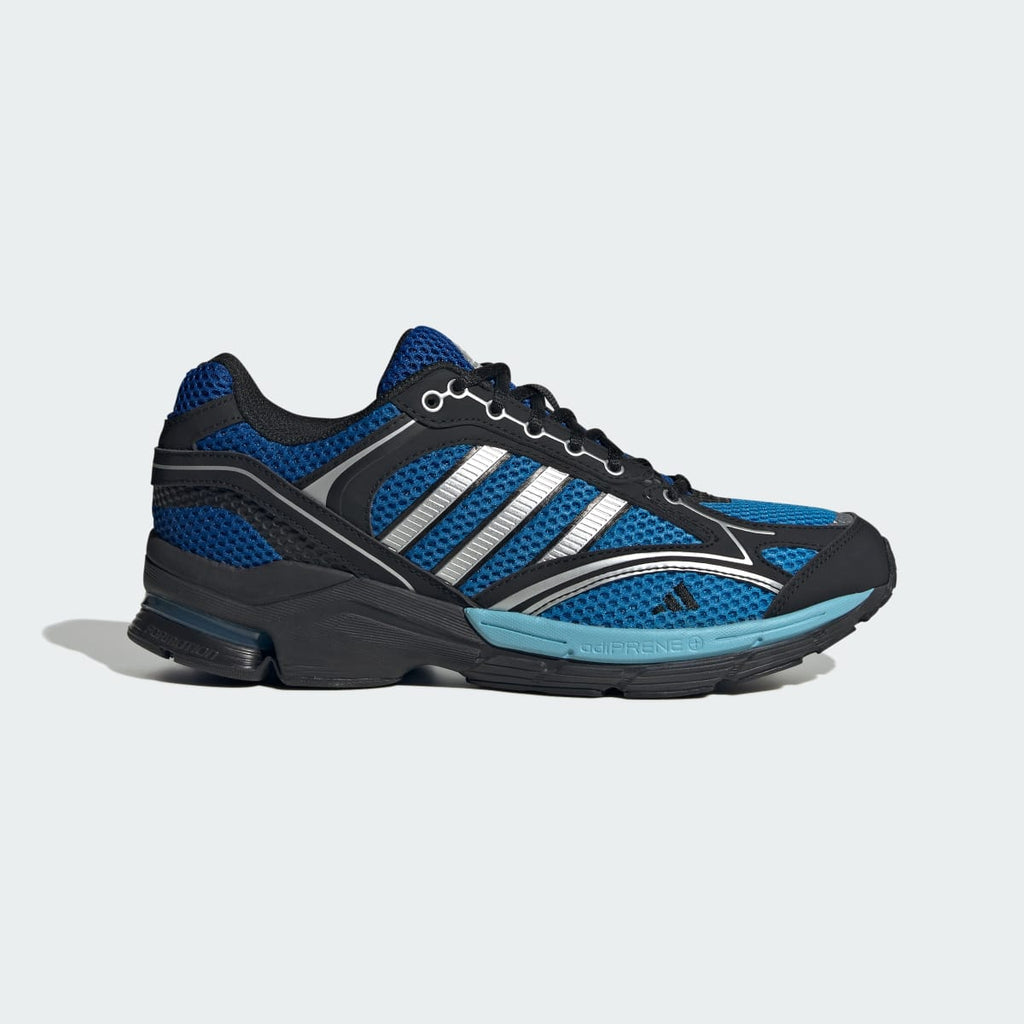 Adidas Men's SPIRITAIN 2000 Shoes - Core Black / Silver Metallic / Clear Blue - Image 1