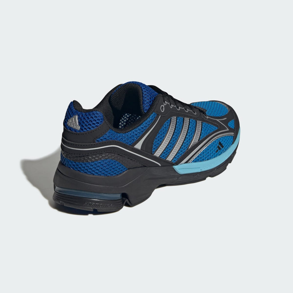 Adidas Men's SPIRITAIN 2000 Shoes - Core Black / Silver Metallic / Clear Blue - Image 5