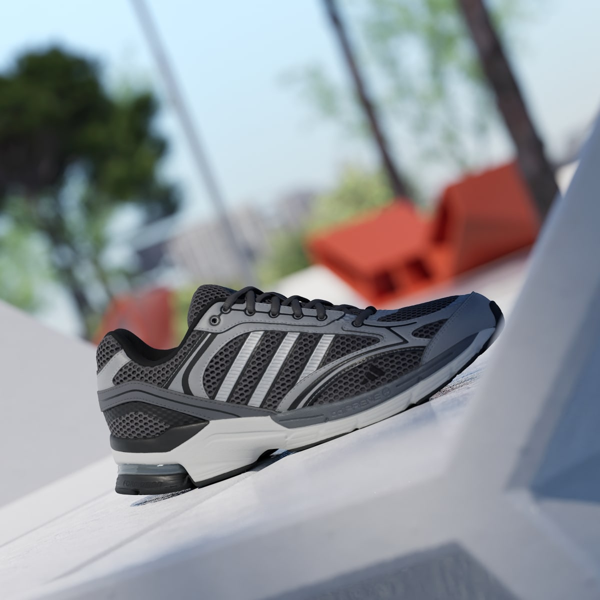 Adidas Men's SPIRITAIN 2000 Shoes - Grey Four / Matte Silver / Core Black - Image 3
