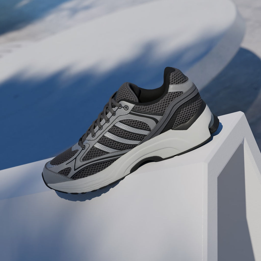Adidas Men's SPIRITAIN 2000 Shoes - Grey Four / Matte Silver / Core Black - Image 7