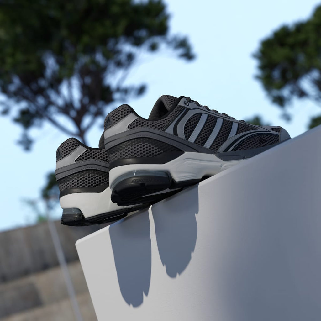 Adidas Men's SPIRITAIN 2000 Shoes - Grey Four / Matte Silver / Core Black - Image 8