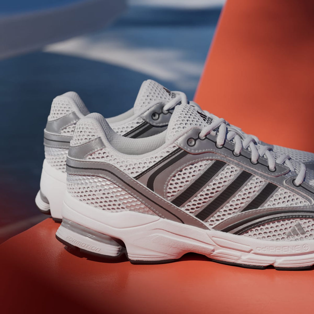 Adidas Women's SPIRITAIN 2000 Shoes - Cloud White / Silver Metallic / Core Black - Image 9