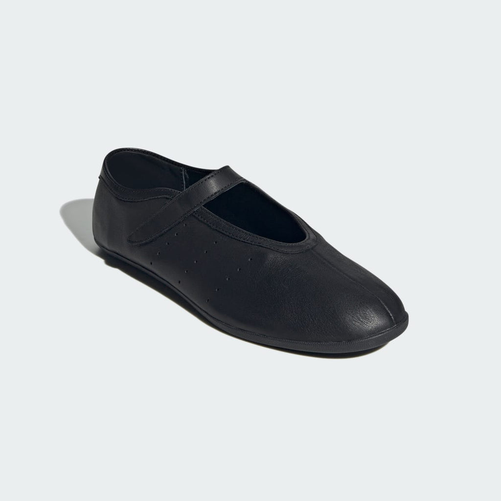 Adidas Women's STAN SMITH LO BALLET SHOES - Core Black / Core Black / Core Black - Image 4