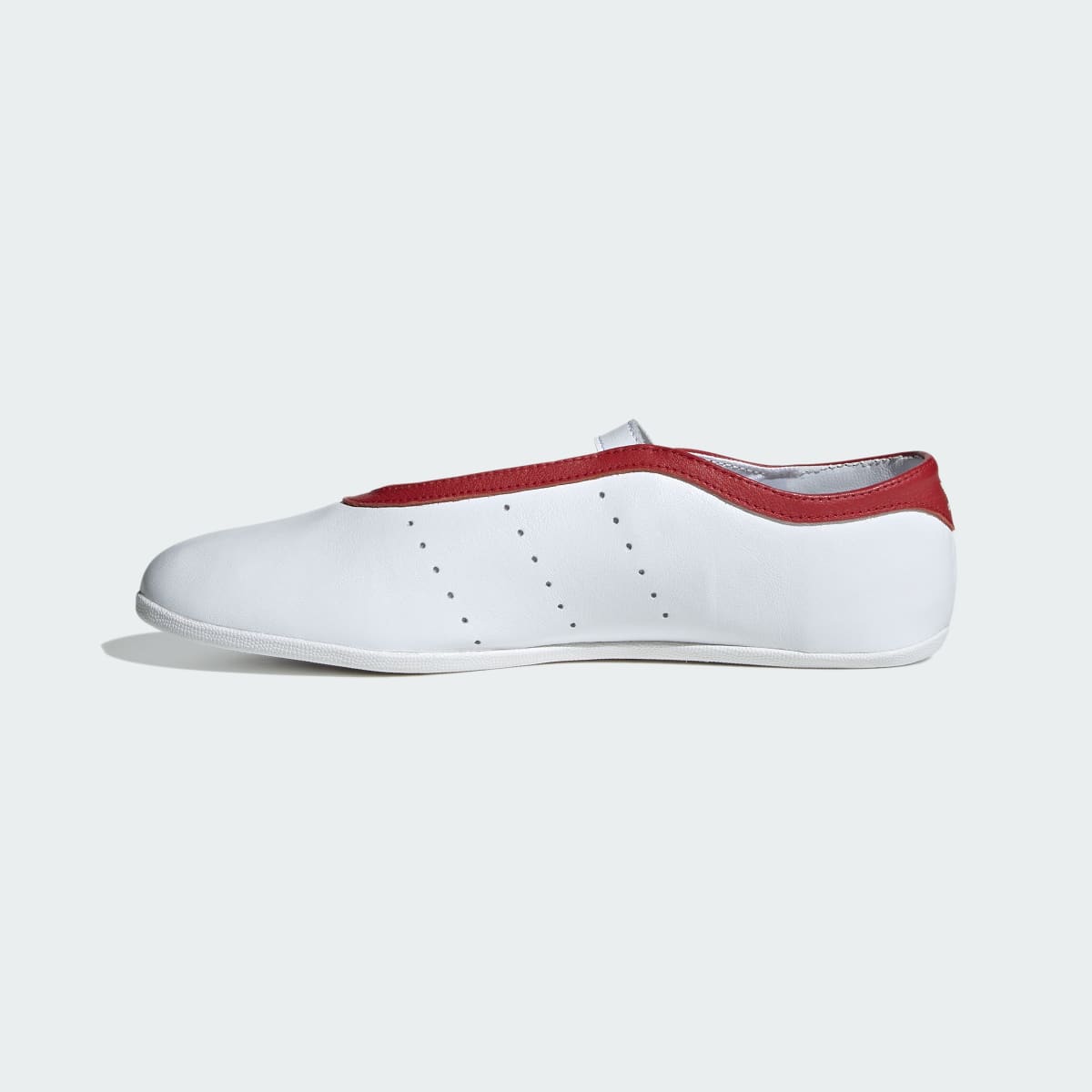 Adidas Women's STAN SMITH LO BALLET SHOES - Cloud White / Cloud White / Cloud White - Image 7