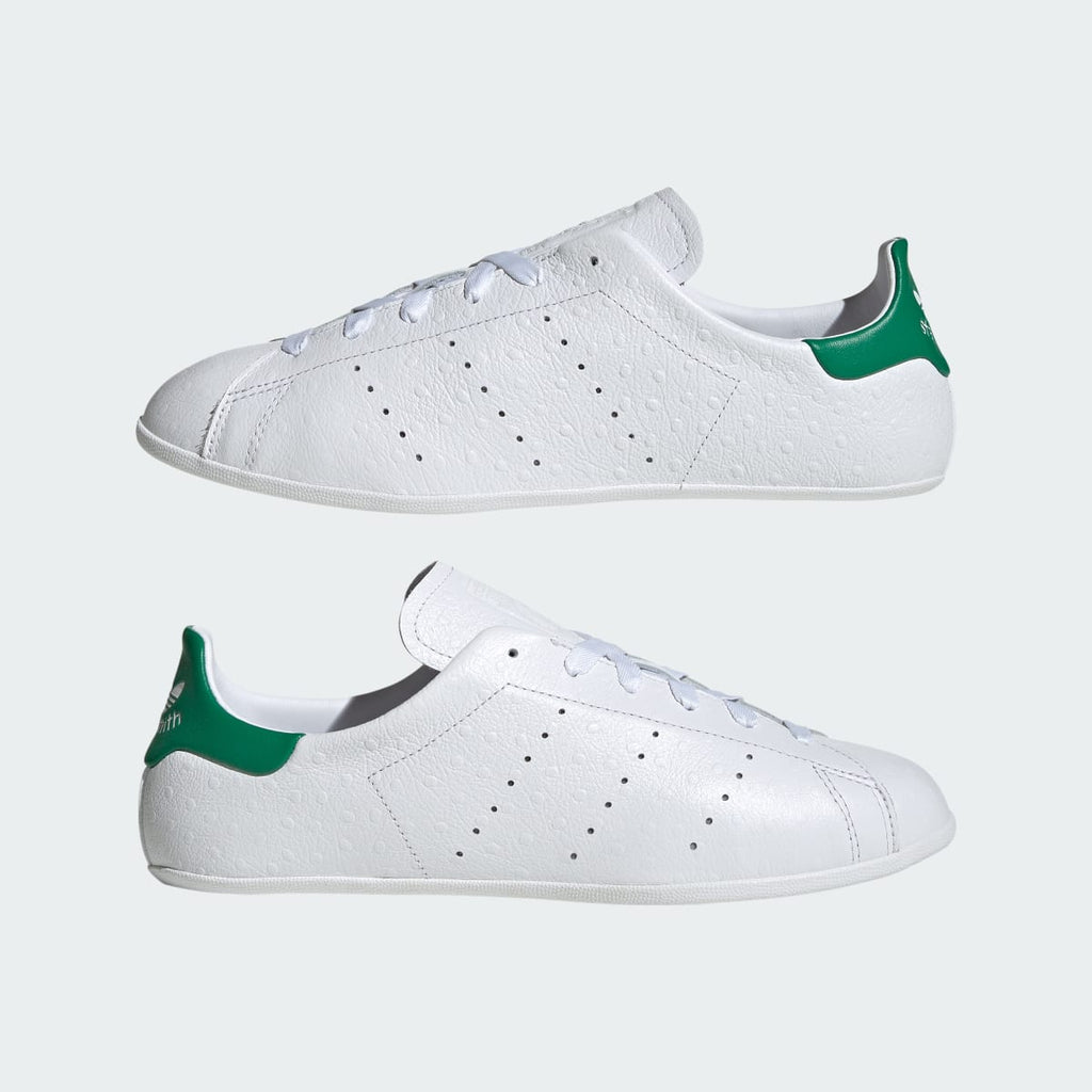 Adidas Women's STAN SMITH LO PRO SHOES - Cloud White / Cloud White / Green - Image 7