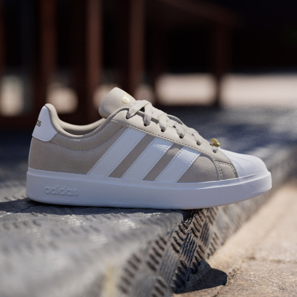 Adidas Kids' STREETTALK SHOES JUNIOR - Wonder Beige / Cloud White / Gold Metallic - Image 3