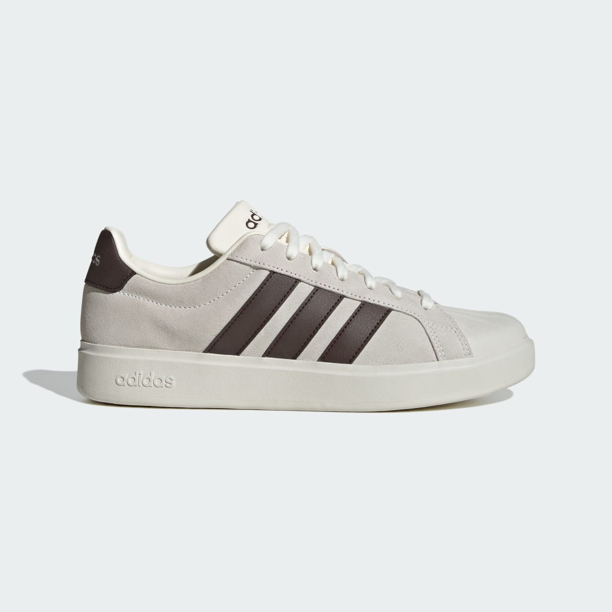 Adidas Men's STREETTALK SHOES - Off White / Dark Brown / Off White - Image 1