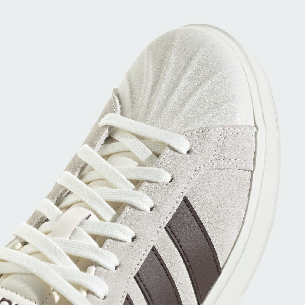 Adidas Men's STREETTALK SHOES - Off White / Dark Brown / Off White - Image 8