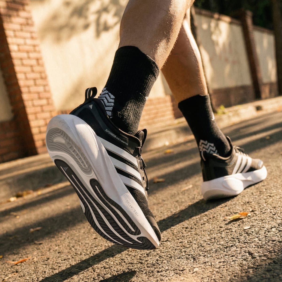Adidas Men's SUPERNOVA RISE 3 ADAPTIVE RUNNING SHOES - Core Black / Cloud White / Carbon - Image 6