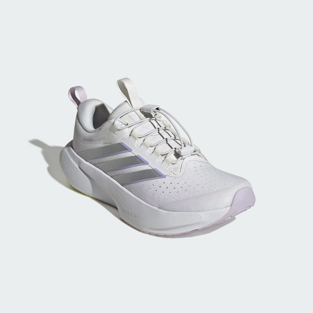 Adidas Women's SUPERNOVA RISE 3 ADAPTIVE RUNNING SHOES - Crystal White / Silver Metallic / Glow Purple - Image 4