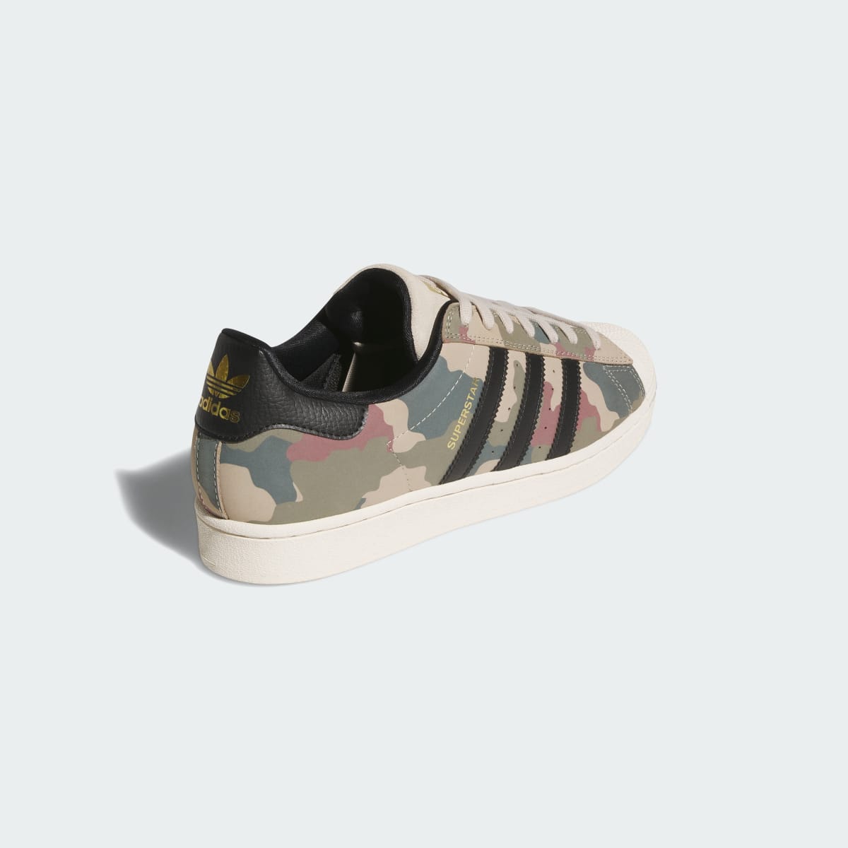 Adidas Men's SUPERSTAR ADV Shoes - Khaki Three / Core Black / Chalk White - Image 5