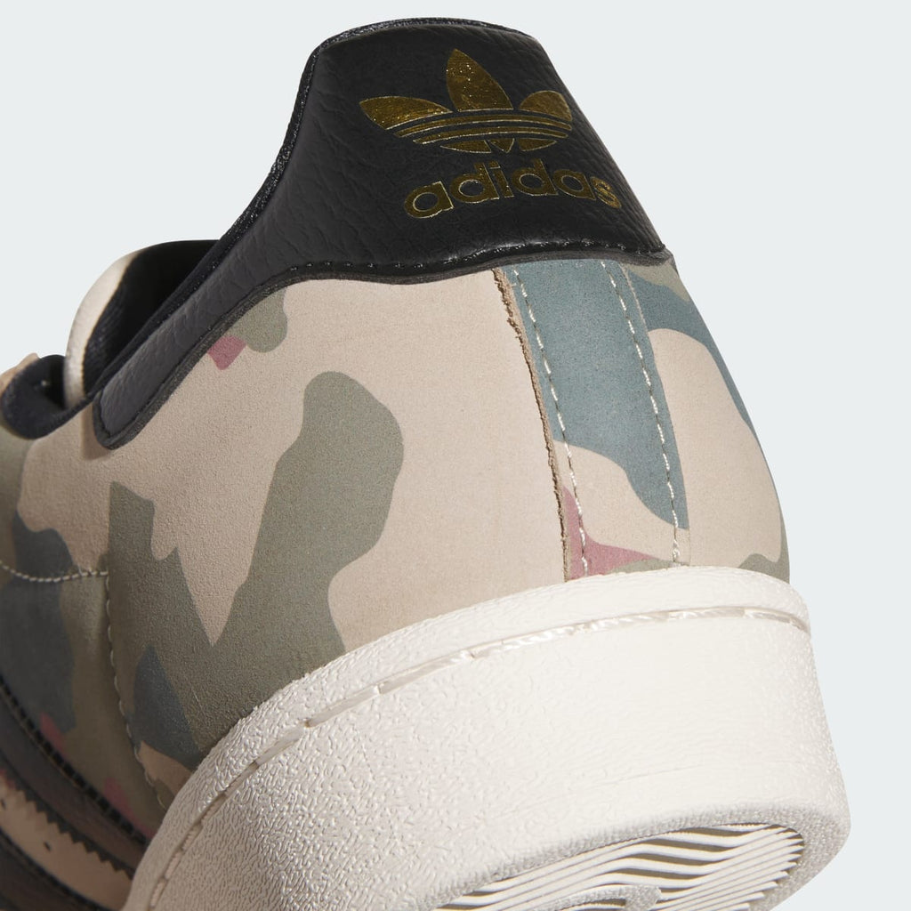 Adidas Men's SUPERSTAR ADV Shoes - Khaki Three / Core Black / Chalk White - Image 8