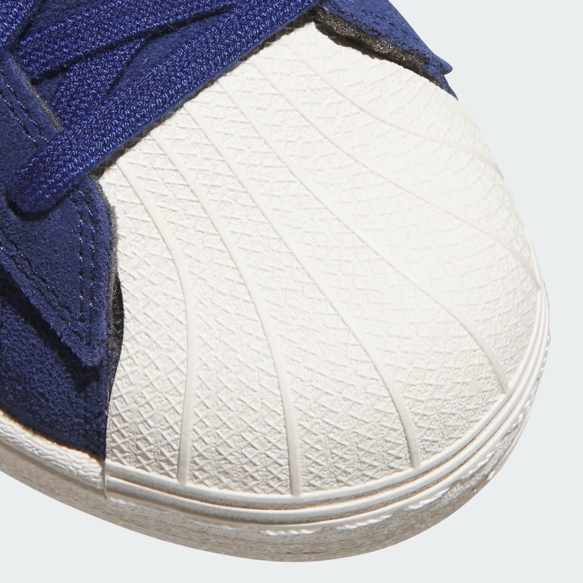 Adidas Men's SUPERSTAR ADV Shoes - Dark Blue / Chalk White / Gold Metallic - Image 8