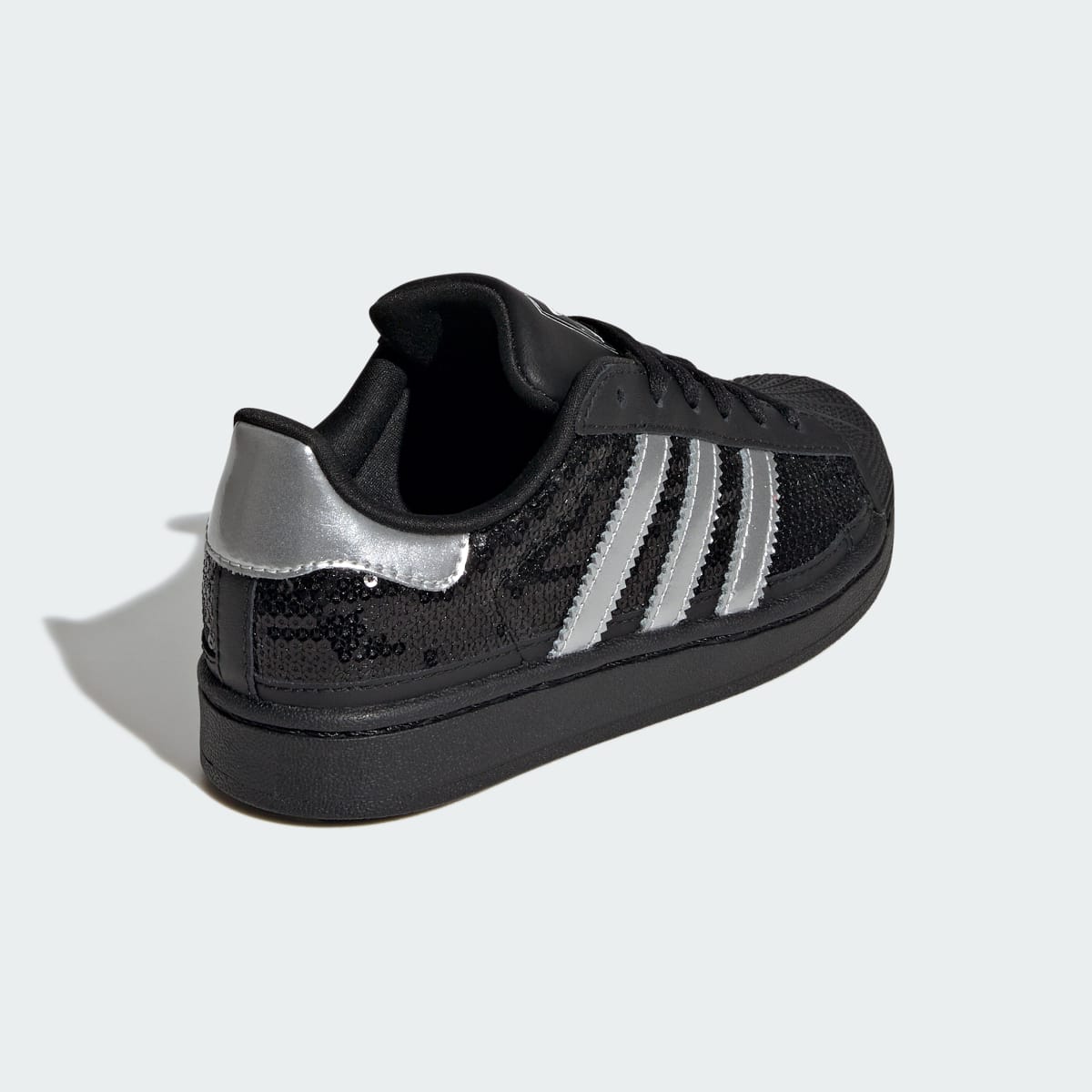 Adidas Kids' SUPERSTAR II C - Core Black / Silver Metallic / Cloud White - Image 5
