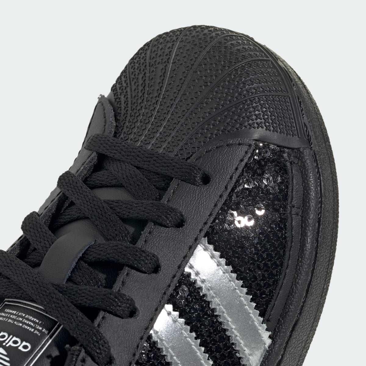 Adidas Kids' SUPERSTAR II C - Core Black / Silver Metallic / Cloud White - Image 8