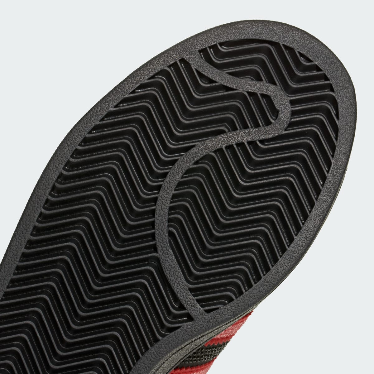 Adidas Women's SUPERSTAR II SHOES - Core Black / Better Scarlet / Silver Metallic - Image 9