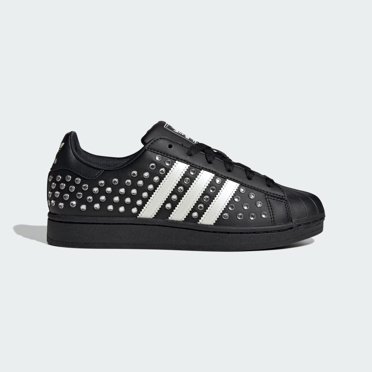 Adidas Women's SUPERSTAR II SHOES - Core Black / Zero Metalic / Core Black - Image 1