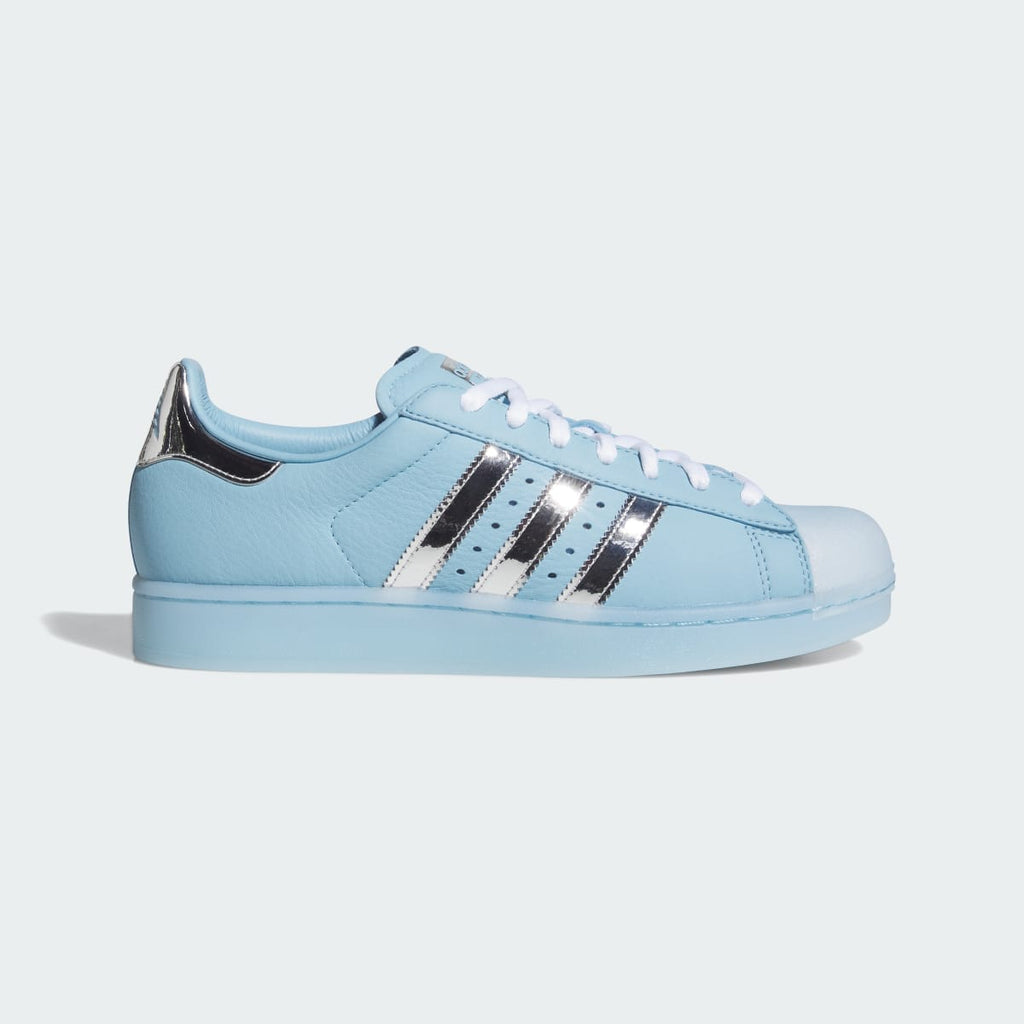 Adidas Women's SUPERSTAR II SHOES - Clear Blue / Tech Grey Metallic / Cloud White - Image 1