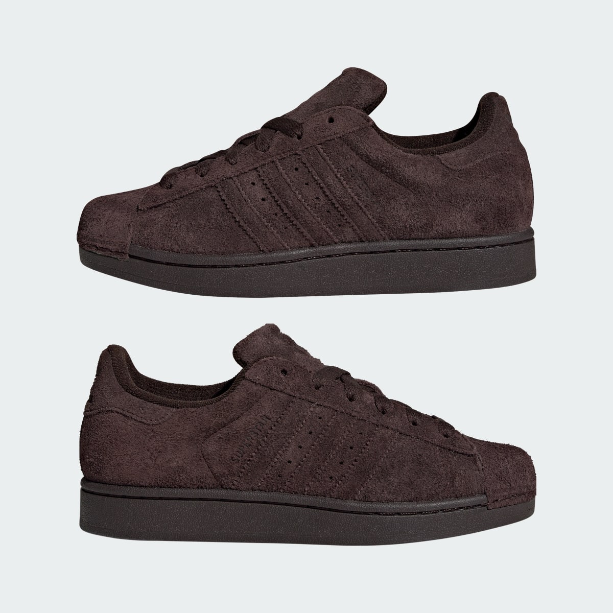 Adidas Women's SUPERSTAR II SHOES - Aurora Coffee / Aurora Coffee / Off White - Image 7