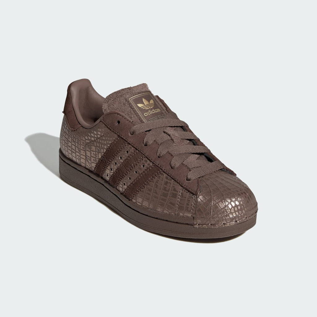 Adidas Women's SUPERSTAR II SHOES - Earth Strata / Earth Strata / Gold Metallic - Image 4