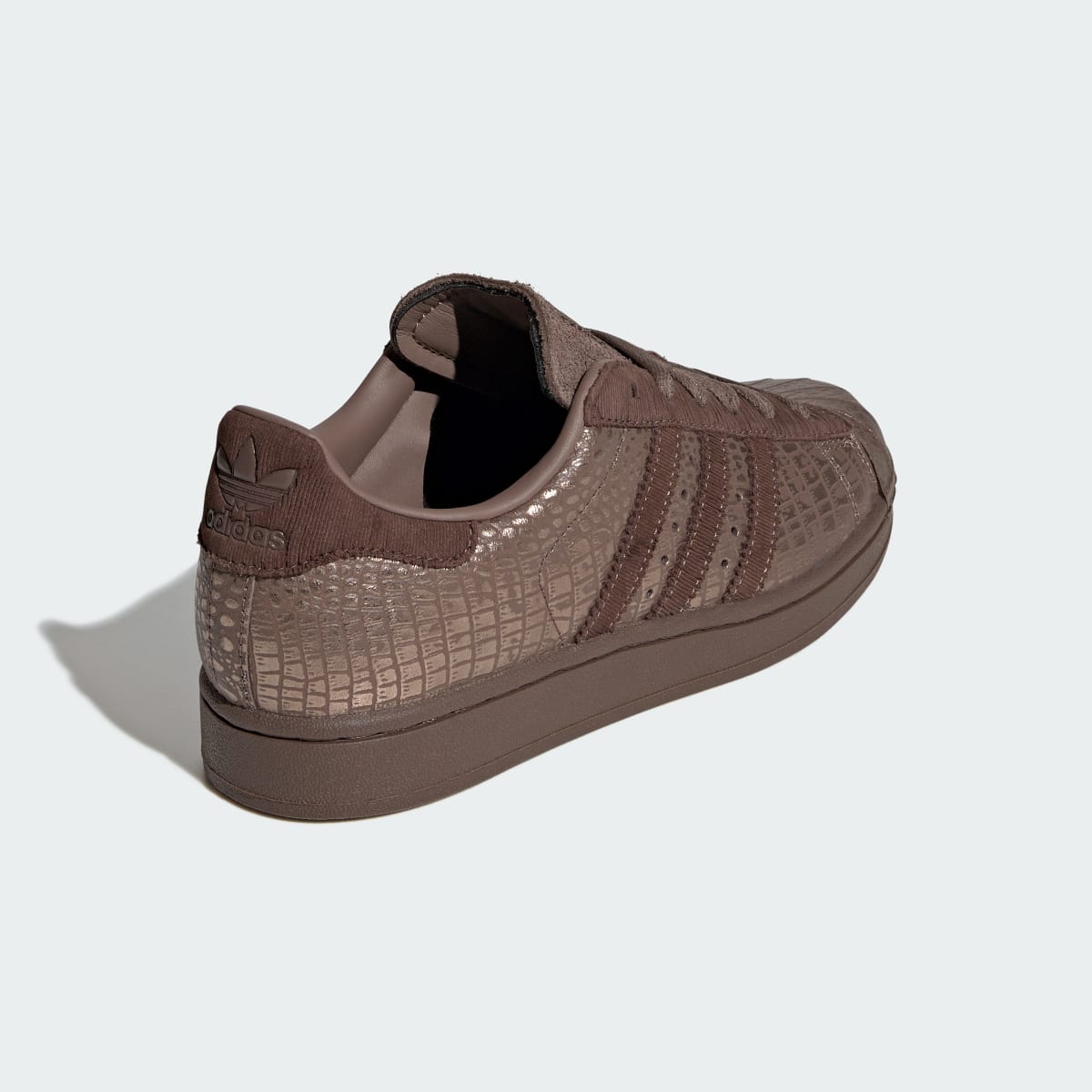 Adidas Women's SUPERSTAR II SHOES - Earth Strata / Earth Strata / Gold Metallic - Image 5