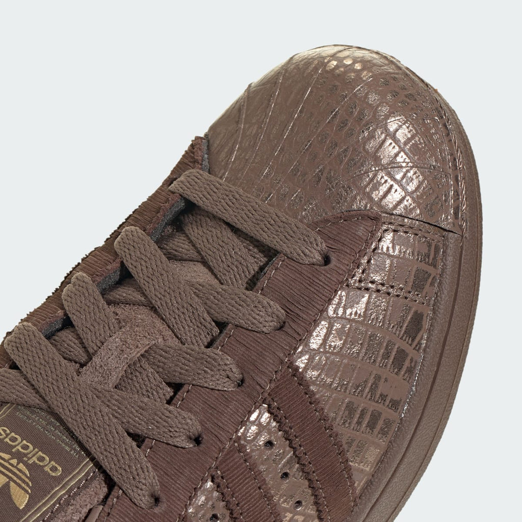 Adidas Women's SUPERSTAR II SHOES - Earth Strata / Earth Strata / Gold Metallic - Image 7