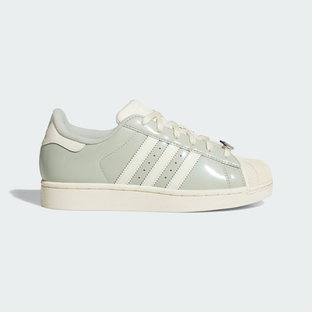 Adidas Women's SUPERSTAR II SHOES - Halo Green / Cream White / Supplier Colour - Image 1