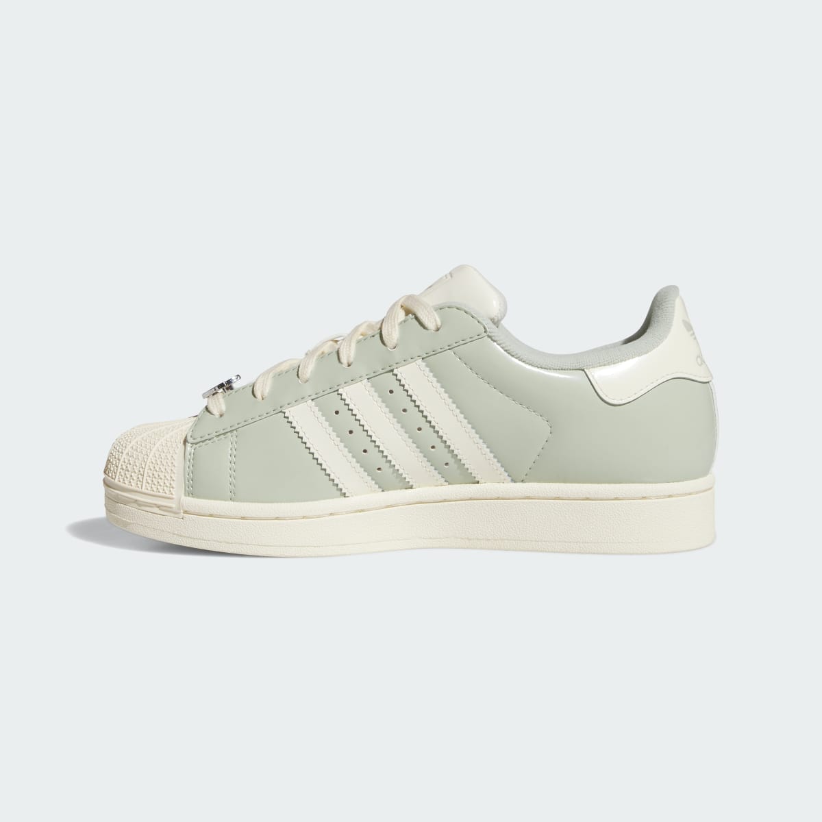 Adidas Women's SUPERSTAR II SHOES - Halo Green / Cream White / Supplier Colour - Image 6