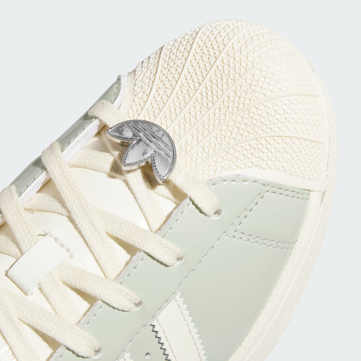 Adidas Women's SUPERSTAR II SHOES - Halo Green / Cream White / Supplier Colour - Image 7