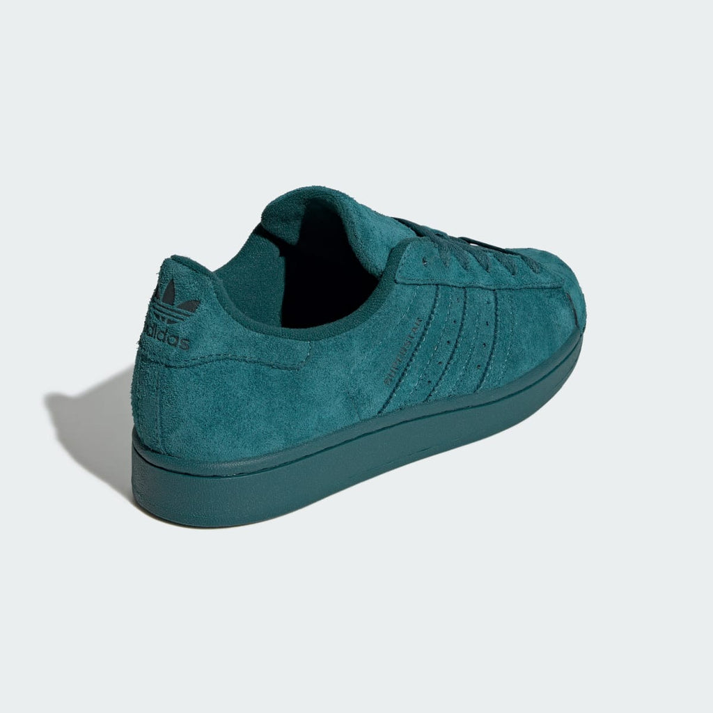 Adidas Women's SUPERSTAR II SHOES - Rich Green / Rich Green / Core Black - Image 5