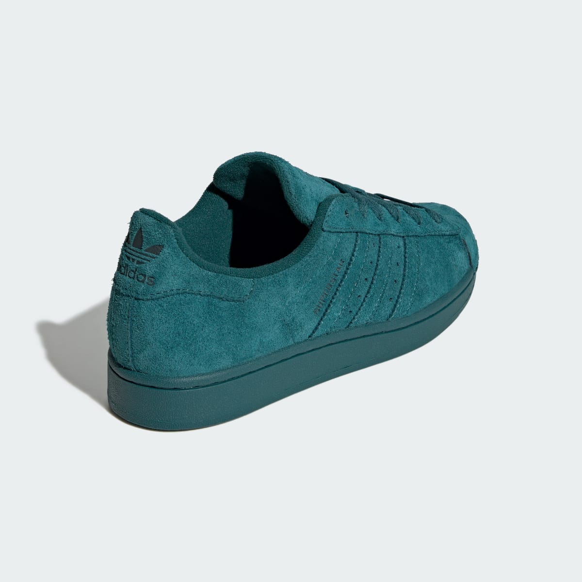 Adidas Women's SUPERSTAR II SHOES - Rich Green / Rich Green / Core Black - Image 5