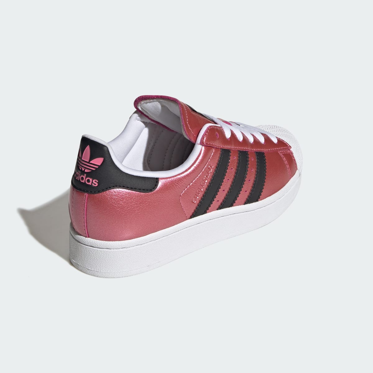 Adidas Kids' SUPERSTAR II SHOES - Pink Fusion / Core Black / Cloud White - Image 5