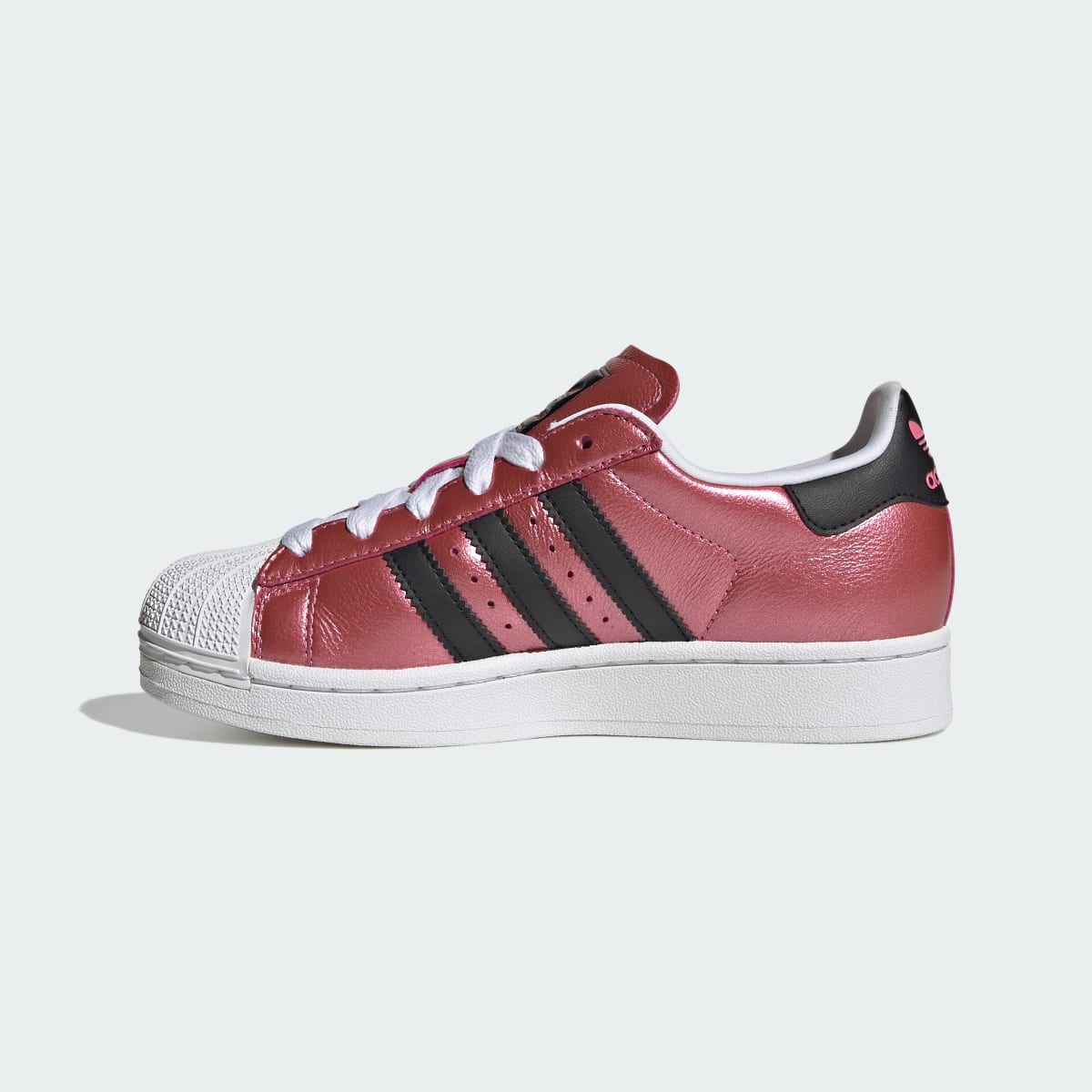 Adidas Kids' SUPERSTAR II SHOES - Pink Fusion / Core Black / Cloud White - Image 6