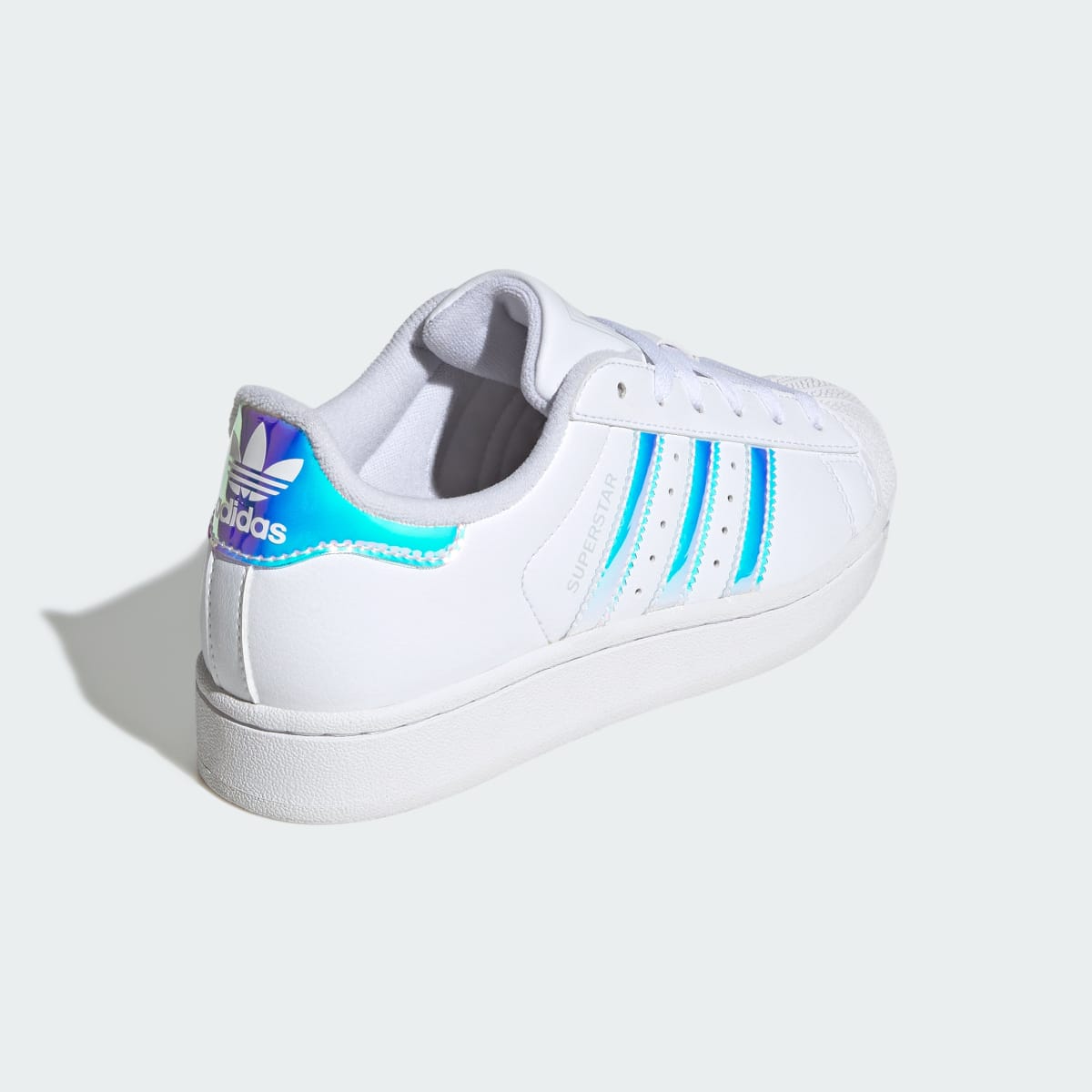 Adidas Kids' SUPERSTAR II SHOES - Cloud White / Supplier Colour / Halo Blue - Image 5