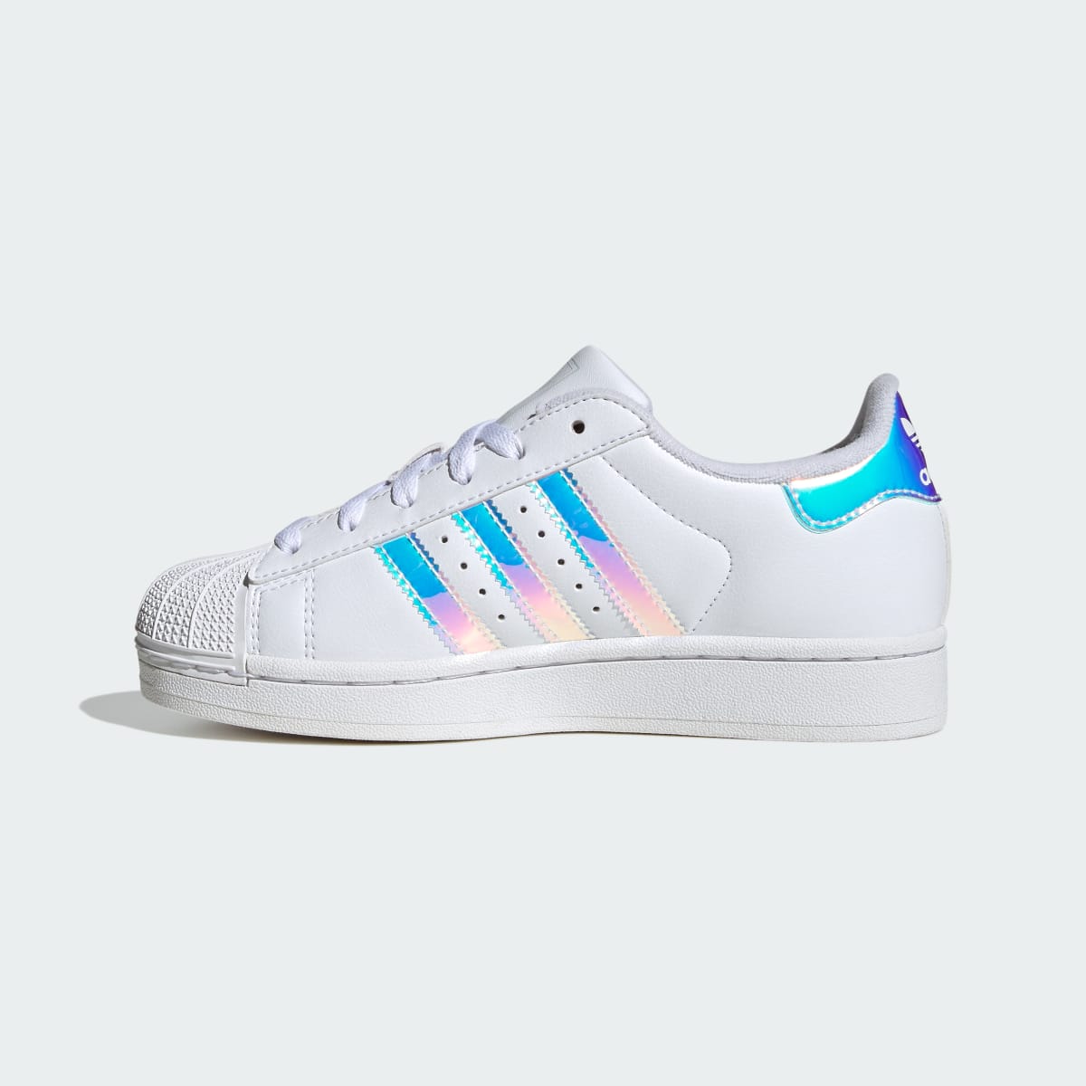 Adidas Kids' SUPERSTAR II SHOES - Cloud White / Supplier Colour / Halo Blue - Image 6