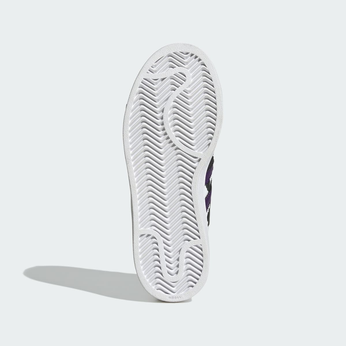 Adidas Kids' SUPERSTAR II SHOES - Crystal White / Violet / Cloud White - Image 3