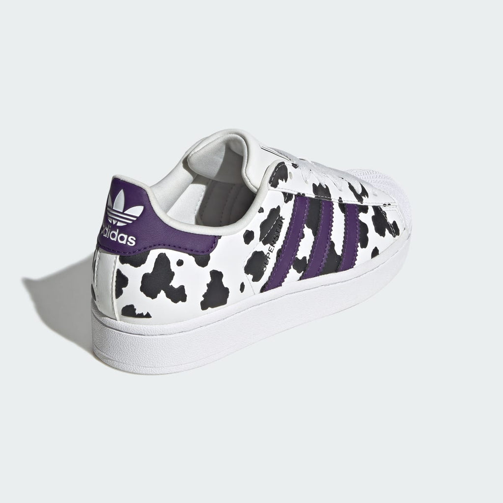 Adidas Kids' SUPERSTAR II SHOES - Crystal White / Violet / Cloud White - Image 5