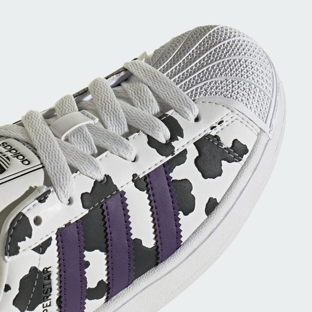 Adidas Kids' SUPERSTAR II SHOES - Crystal White / Violet / Cloud White - Image 8