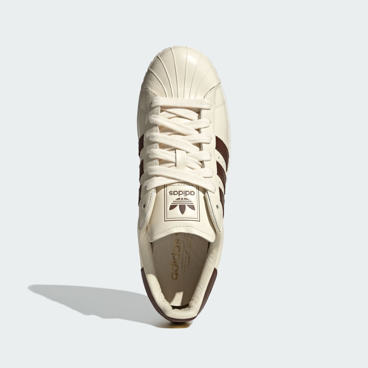 Adidas Men's SUPERSTAR II SHOES - Cream White / Auburn / Cream White - Image 2