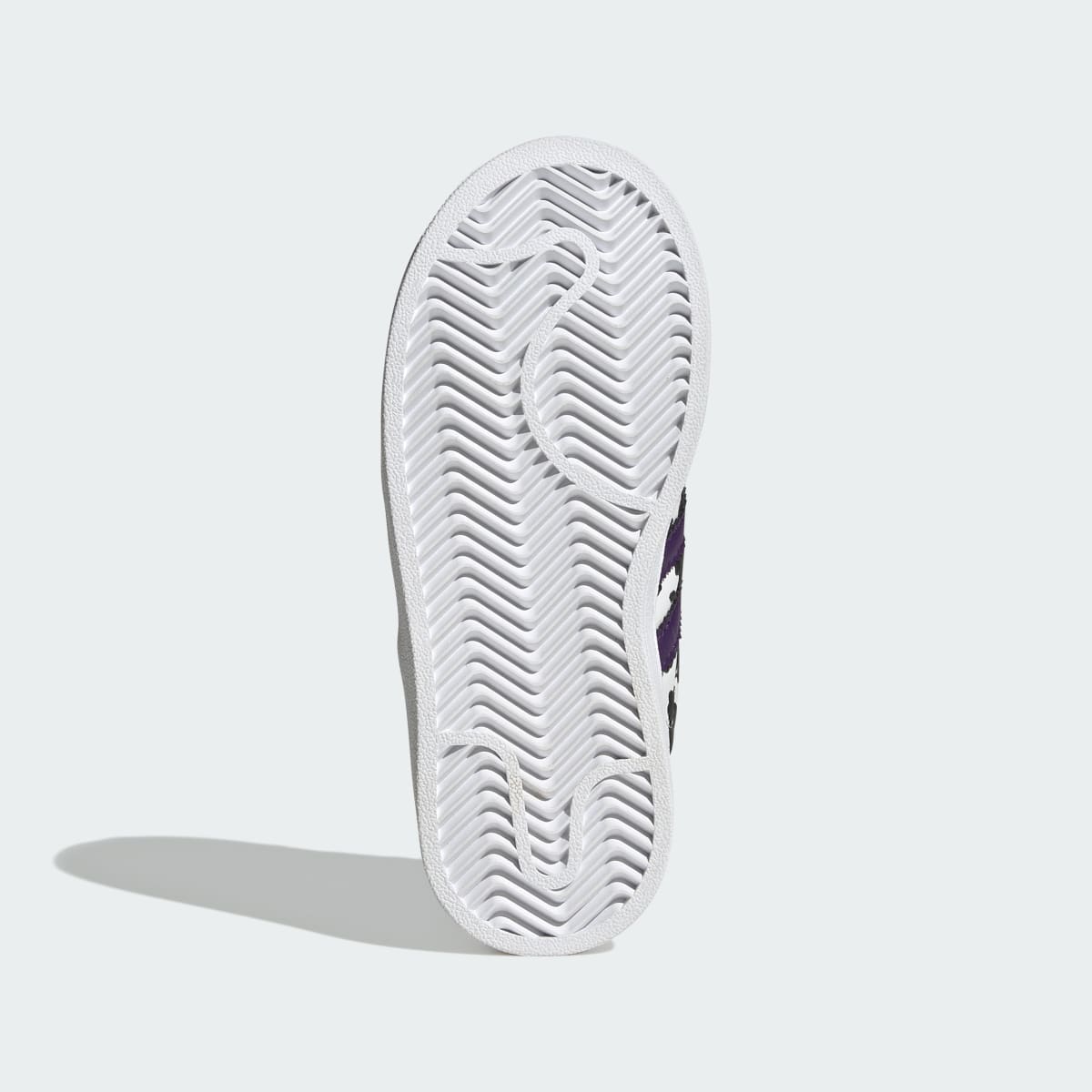 Adidas Kids' SUPERSTAR II SHOES - Crystal White / Violet / Cloud White - Image 3