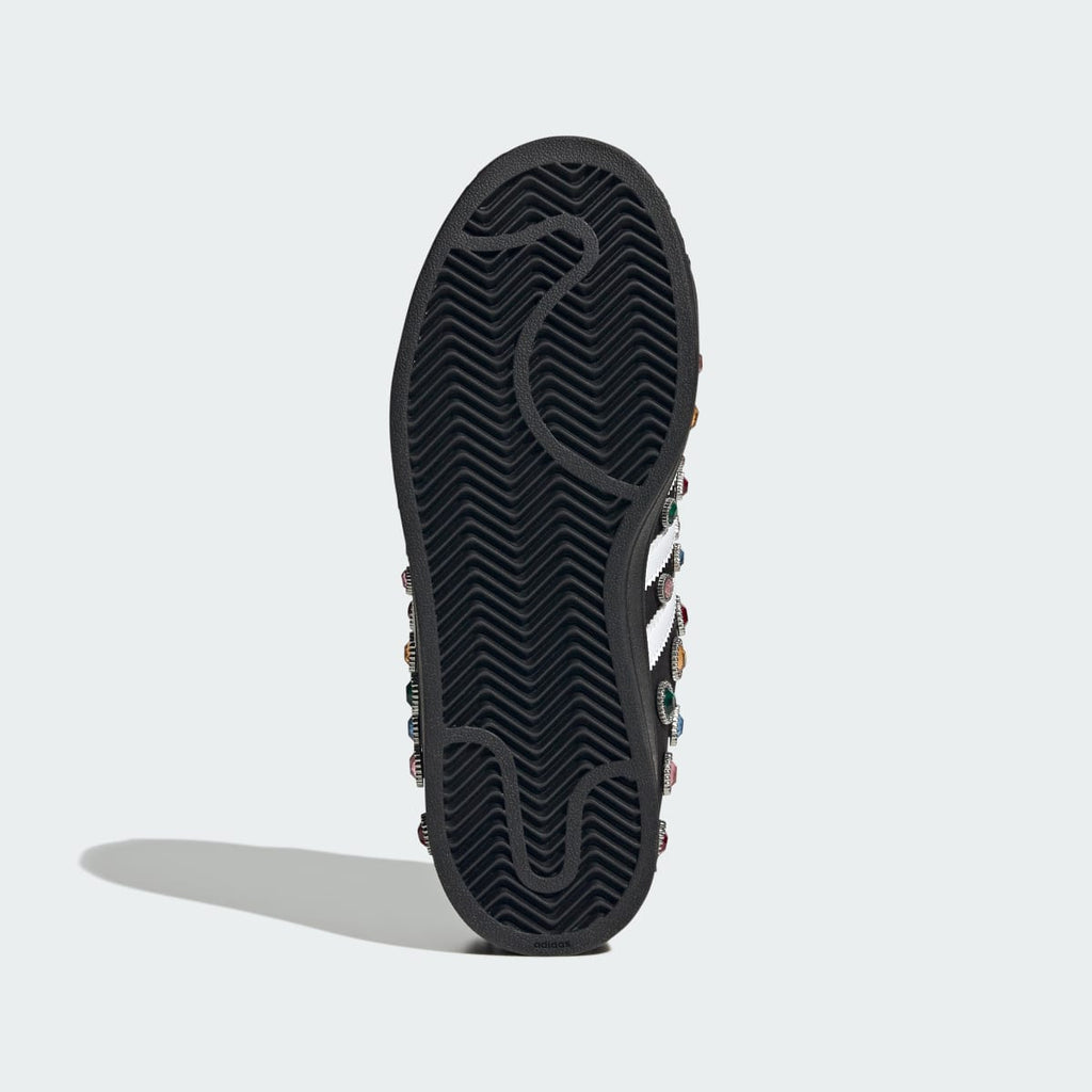 Adidas Women's SUPERSTAR II W - Core Black / Cloud White / Gold Metallic - Image 3