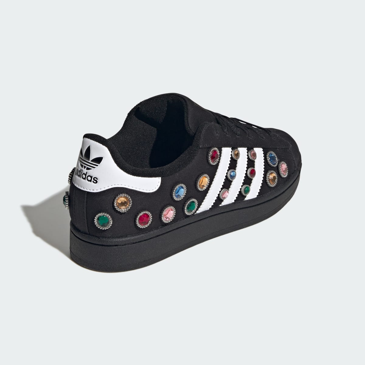 Adidas Women's SUPERSTAR II W - Core Black / Cloud White / Gold Metallic - Image 5