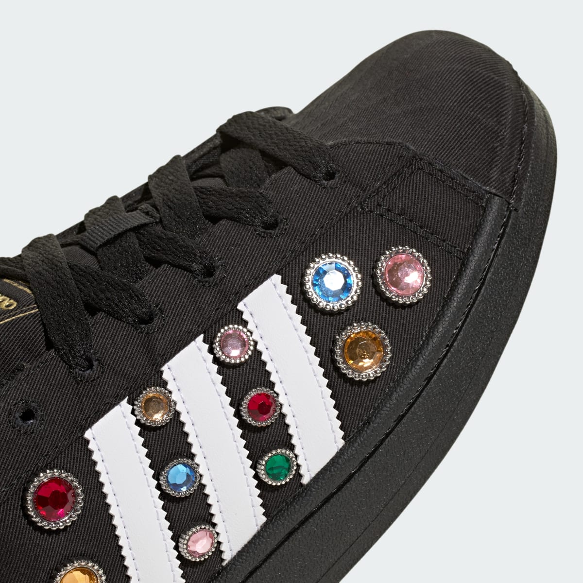 Adidas Women's SUPERSTAR II W - Core Black / Cloud White / Gold Metallic - Image 7