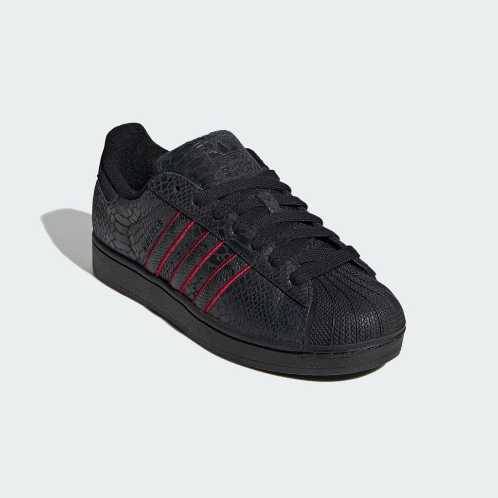 Adidas Men's SUPERSTAR II shoes - Core Black / Team Victory Red / Utility Black - Image 4