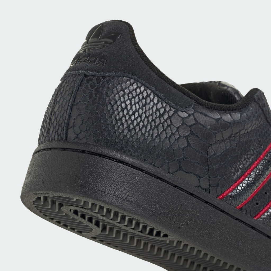 Adidas Men's SUPERSTAR II shoes - Core Black / Team Victory Red / Utility Black - Image 8